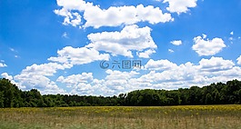 天空,農(nóng)場,云