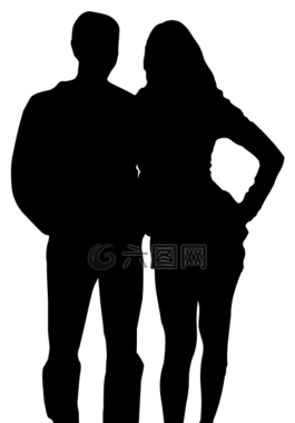 夫婦,側(cè)影,愛(ài)