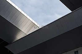 天空,屋頂,云