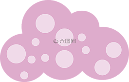云,himmel,粉色