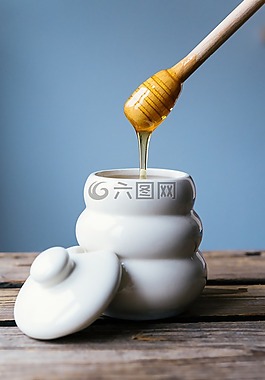 蜂蜜,表,鍋