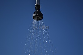 淋浴,水