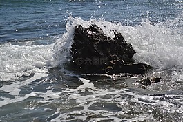 沖浪,噴霧,波