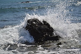 沖浪,噴霧,波