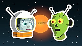 宇航員,外星人,宇宙