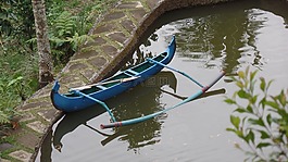 船,池,花園