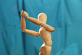男子,藍(lán)色,成功