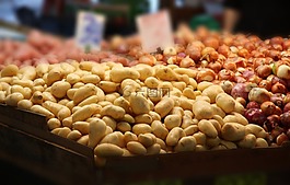 土豆,蔥,蔬菜