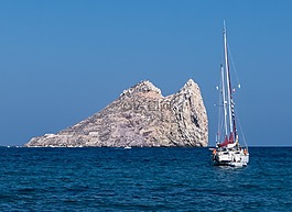 搖滾,船,海灘