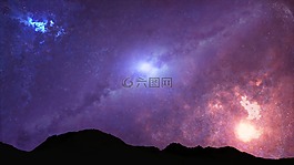 宇宙,银河,夜