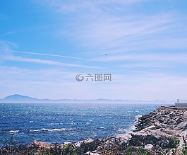 海灘,海岸,水