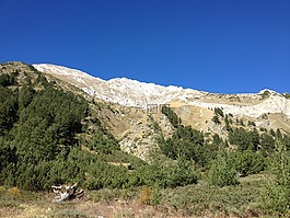 山,綠色,天空
