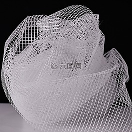 白色,蚊帳,黑色背景