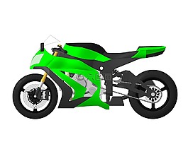 造型,3d,摩托车
