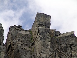 挪威,岩,preikestolen