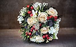 婚禮,花束,花