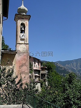 村,棲息,法國