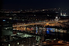 帝國橋,維也納,夜