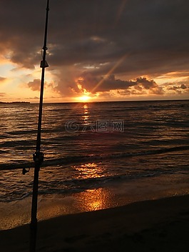 考艾島,夏威夷,海灘