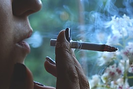 煙,香煙,嘴唇