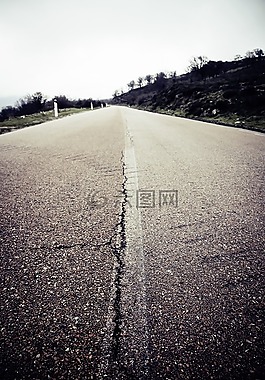 道路,離,標(biāo)記