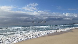 海洋,海,波