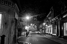 睡眠,城市,夜