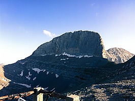山,懸崖,景觀