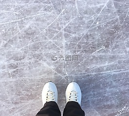 冰,滑冰,冬天