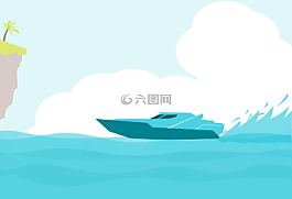 船,海,海洋