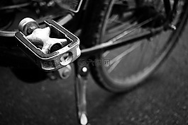 踏板,自行車,車輪