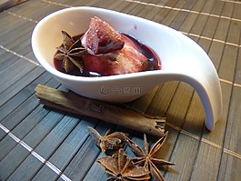 無花果,冰,端口酒無花果