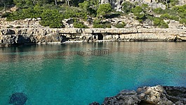 馬洛卡,綠松石,海