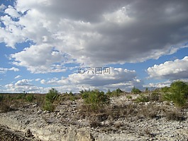 pisajes,巖,天空
