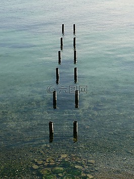 銀行,水,海