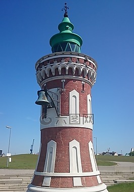pingelturm,灯塔,不来梅港