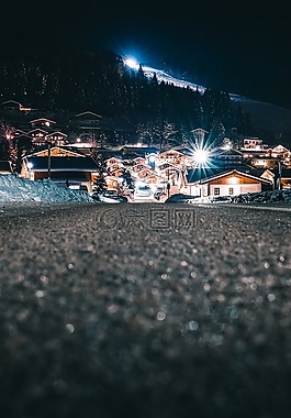 家庭,黑暗,夜