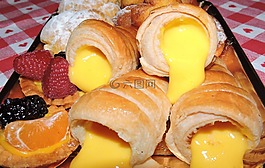 甜,糕点,奶油