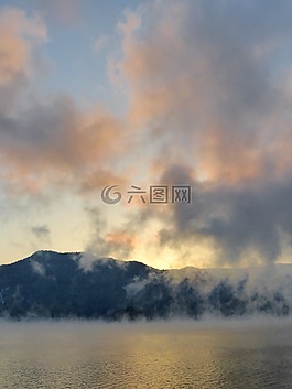 蒸,卡尼姆湖,不列顛哥倫比亞省