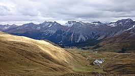 視圖,山,阿爾卑斯山