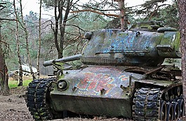 齊格弗里德線亞琛,軍事訓練區(qū),老坦克
