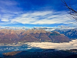 景觀,山,天空