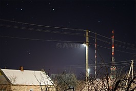 星星,天空,夜