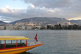 日內(nèi)瓦,水上出租車,湖