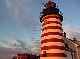 缅因州,西部quoddy,灯塔