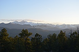 山,自然,天空