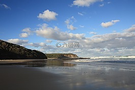 海灘,海岸,海洋