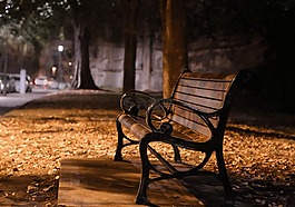 長凳,黑暗,夜
