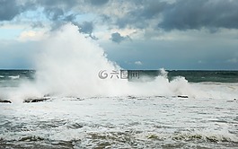 波,海洋,暴風(fēng)雨