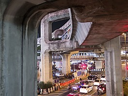 曼谷,轻轨,光